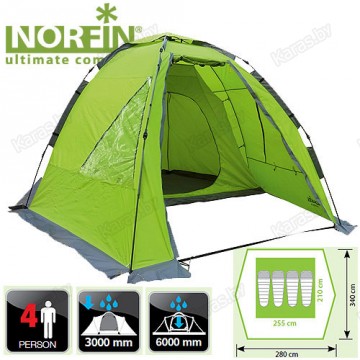 Четырехместная палатка Norfin Zander 4